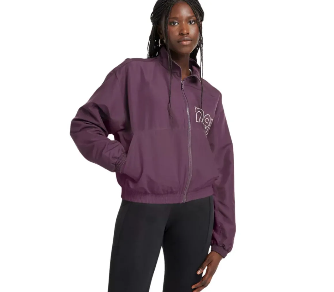 Color Blocked Graphic Woven Jacket