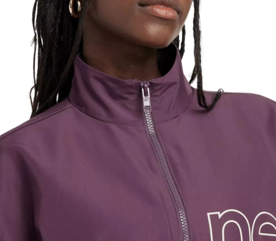 Color Blocked Graphic Woven Jacket