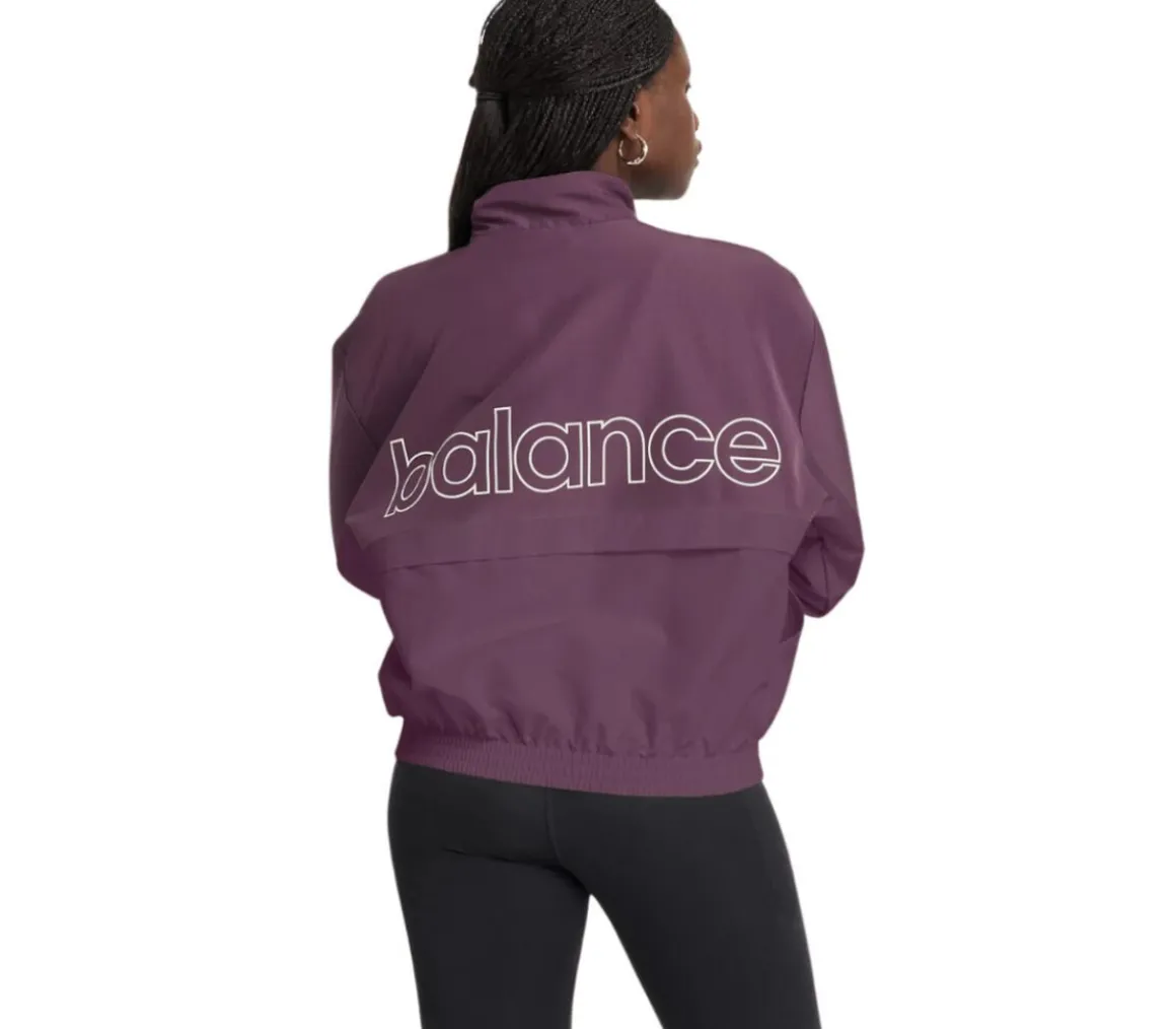 Color Blocked Graphic Woven Jacket